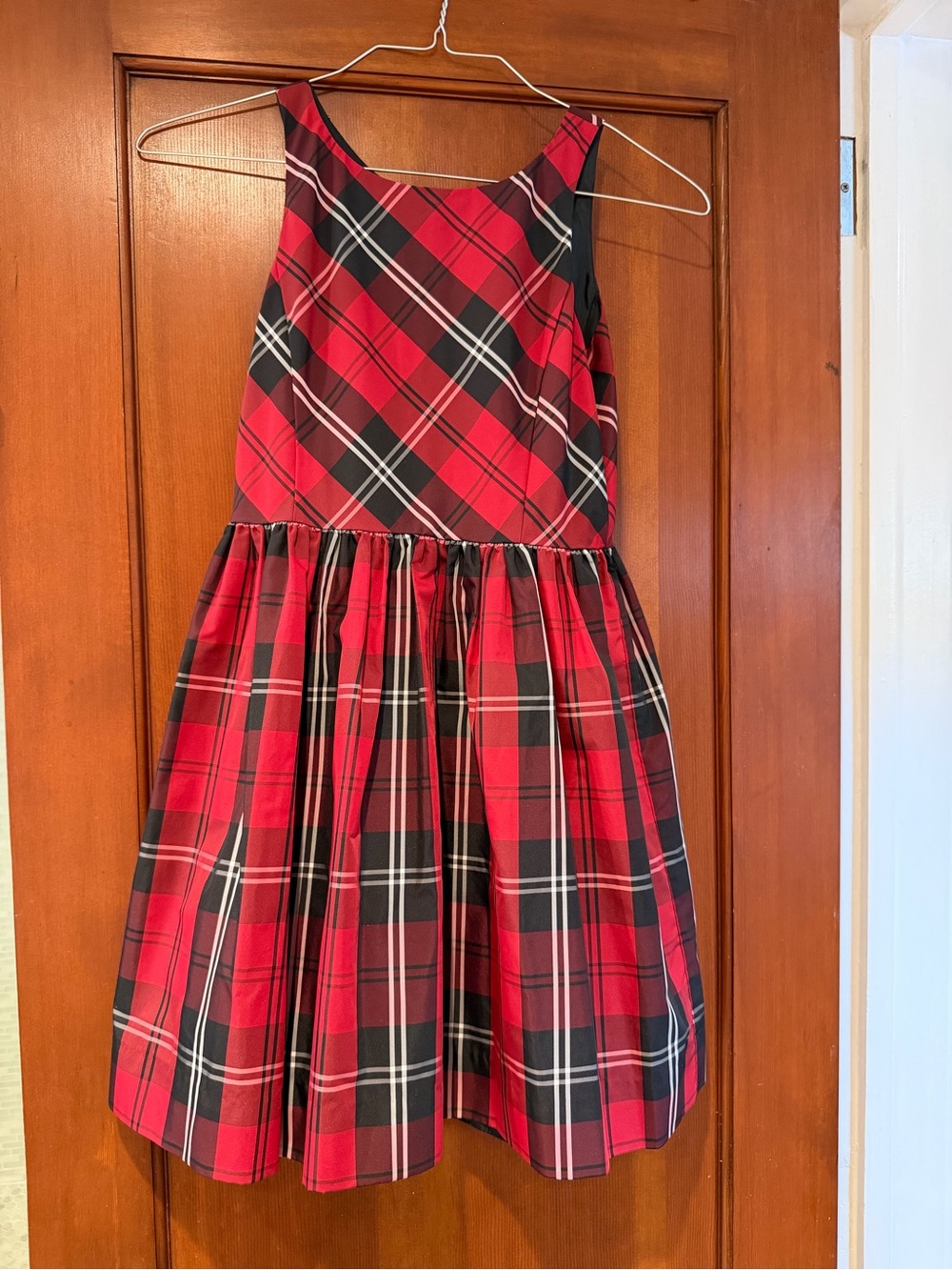 Girls Polo by Ralph Lauren Red and Black Plaid Sleeveless Dress size 12